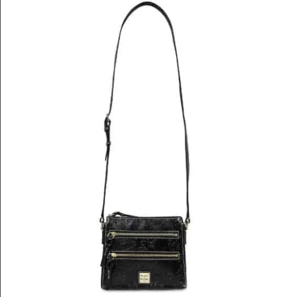 Black Embossed Leather Sketch 2017 Crossbody by Disney (no dust bag)